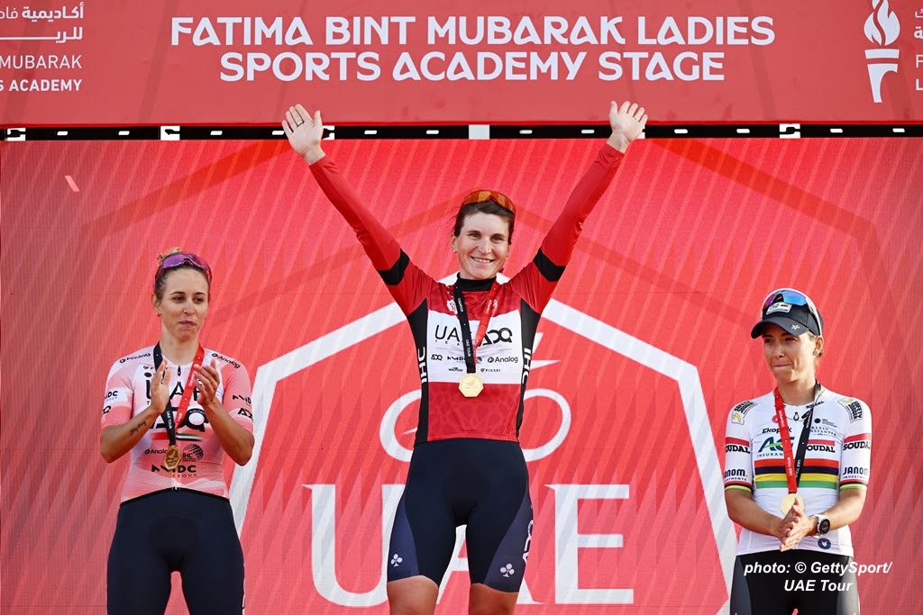 podium uae tour